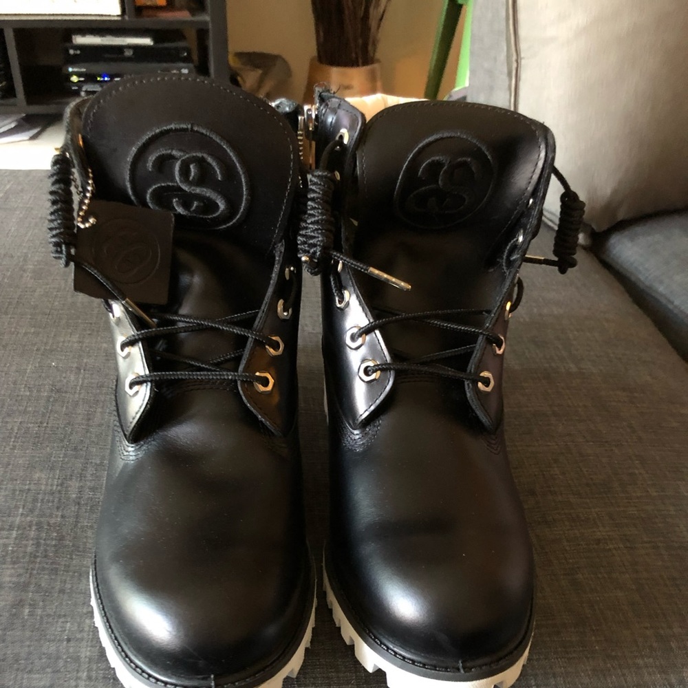 Stussy x Timberland Boots (Black) Limited Edition